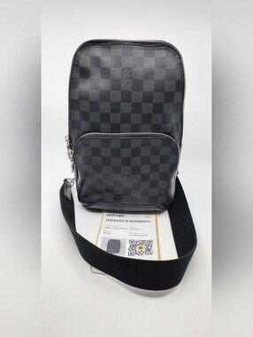 Louis Vuitton Damier Graphite Avenue Slingback